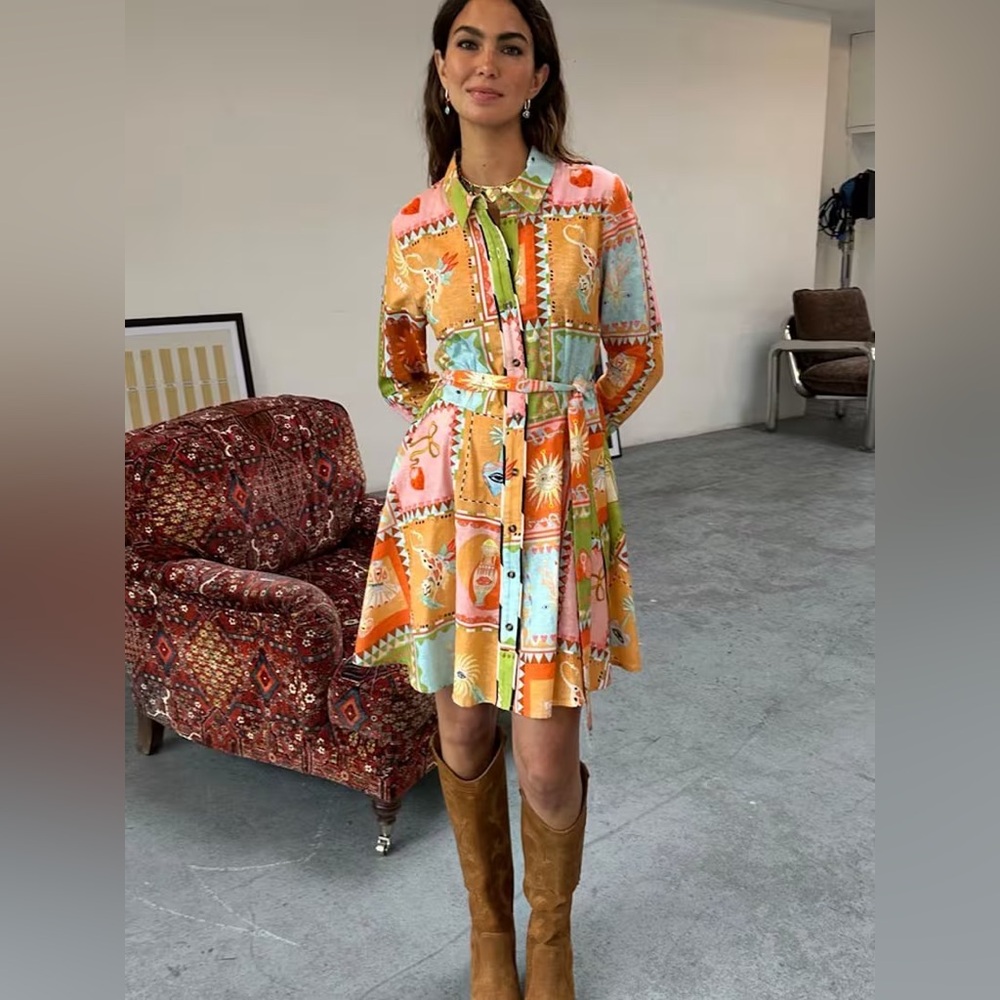 NWT NEVER FULLY DRESSED Lauren Shirt Dress Sz 12 - Picture 5 of 14